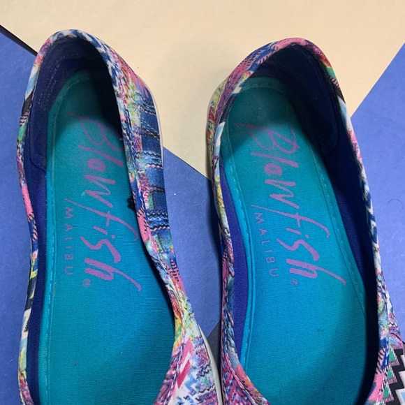 Blowfish Malibu Multicolor Aztec Design flat sz 8 - Picture 3 of 5